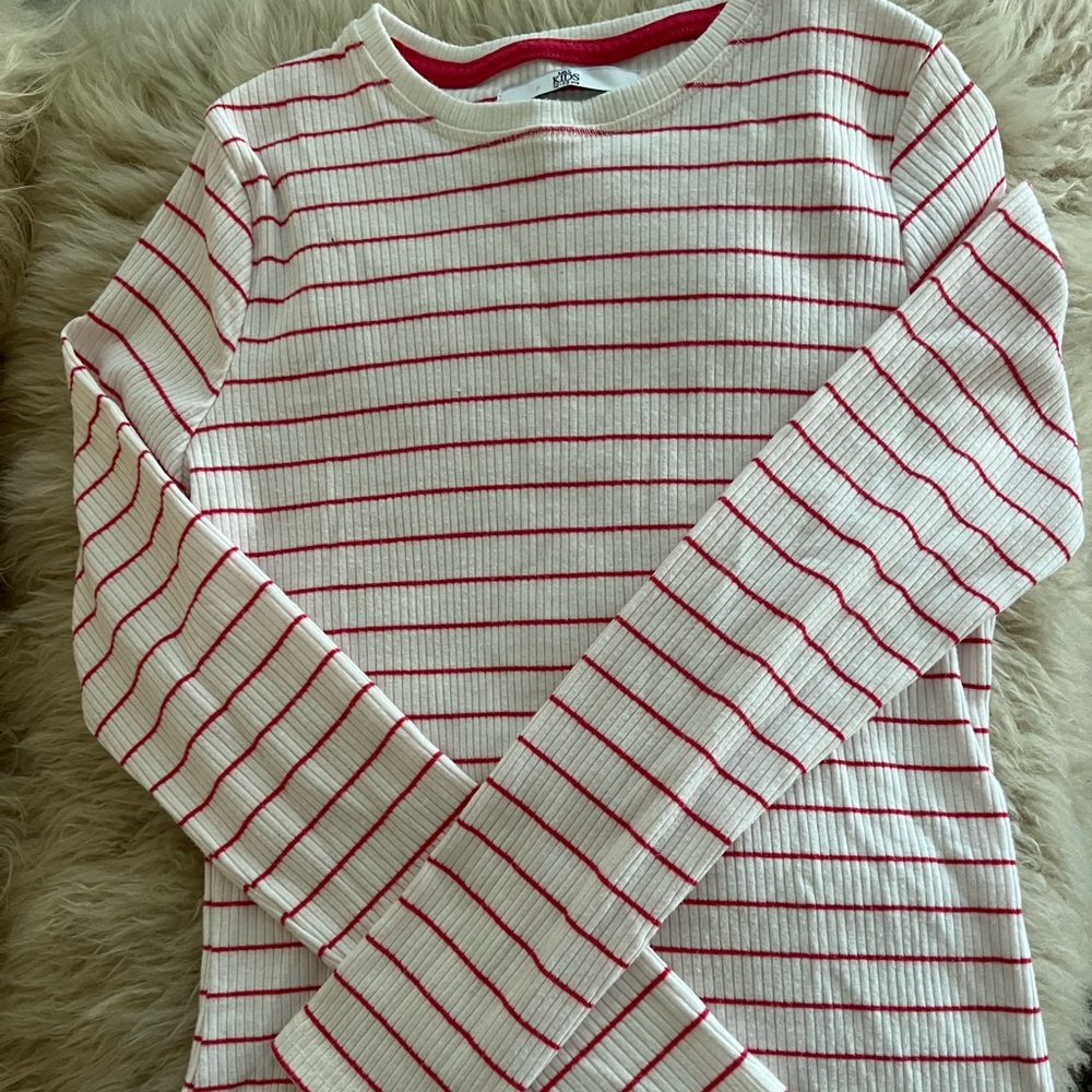 Marks and Spencer stripe cotton top